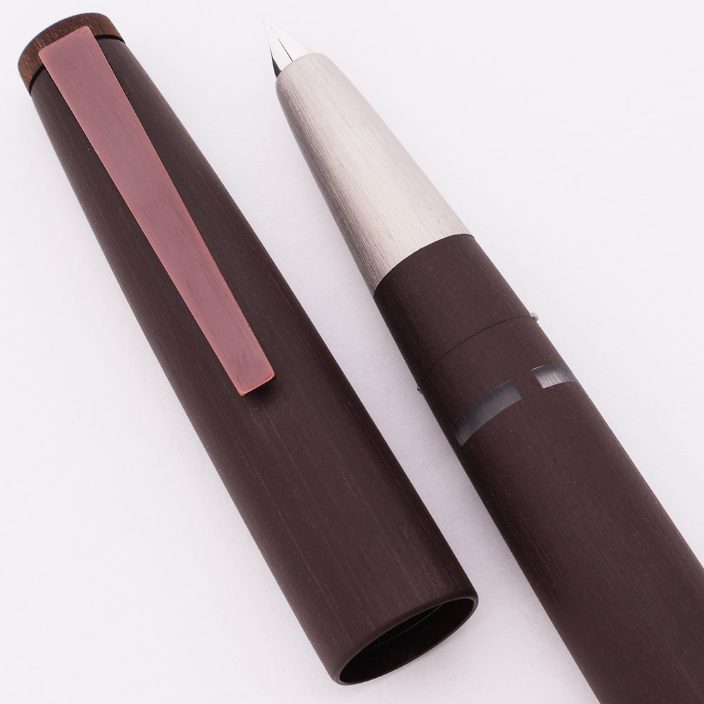 LAMY 2000 ブラウン 万年筆 55周年スペシャルエディション　細字 Lamy 2000 55th Anniversary Fountain Pen - Brown, Piston Fill, 14k
